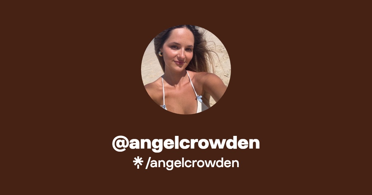 angelcrowden - Find @angelcrowden Onlyfans - Linktree