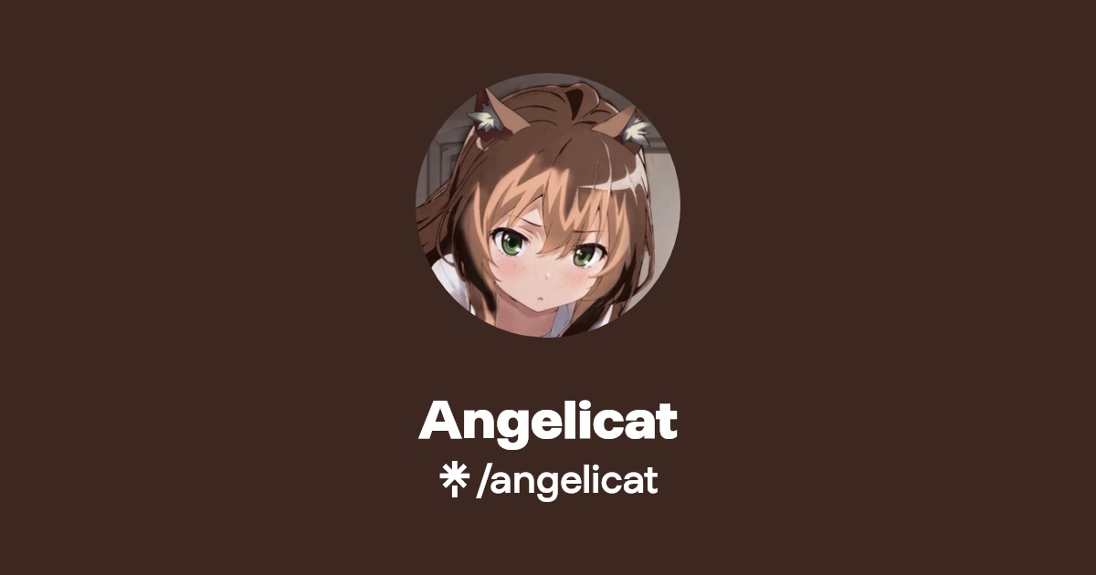 Angelicat Official TikTok, Instagram, X, Twitter Linktree