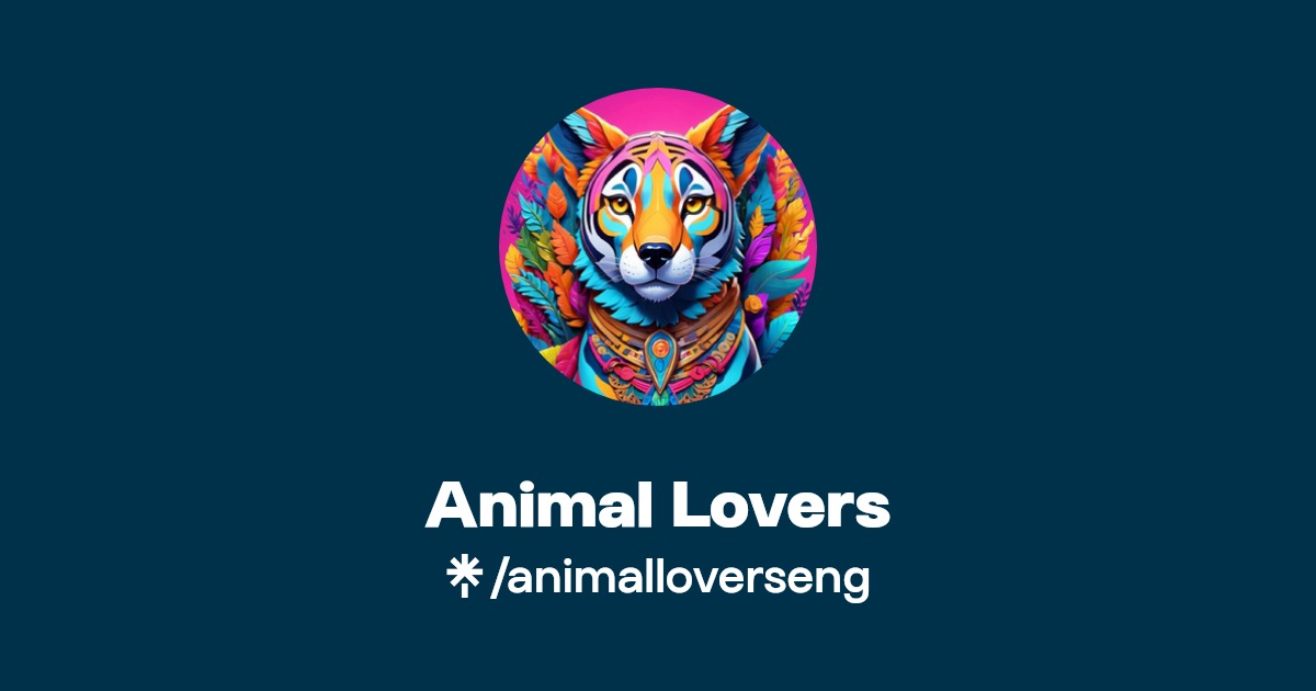 Animal Lovers Instagram, TikTok Linktree