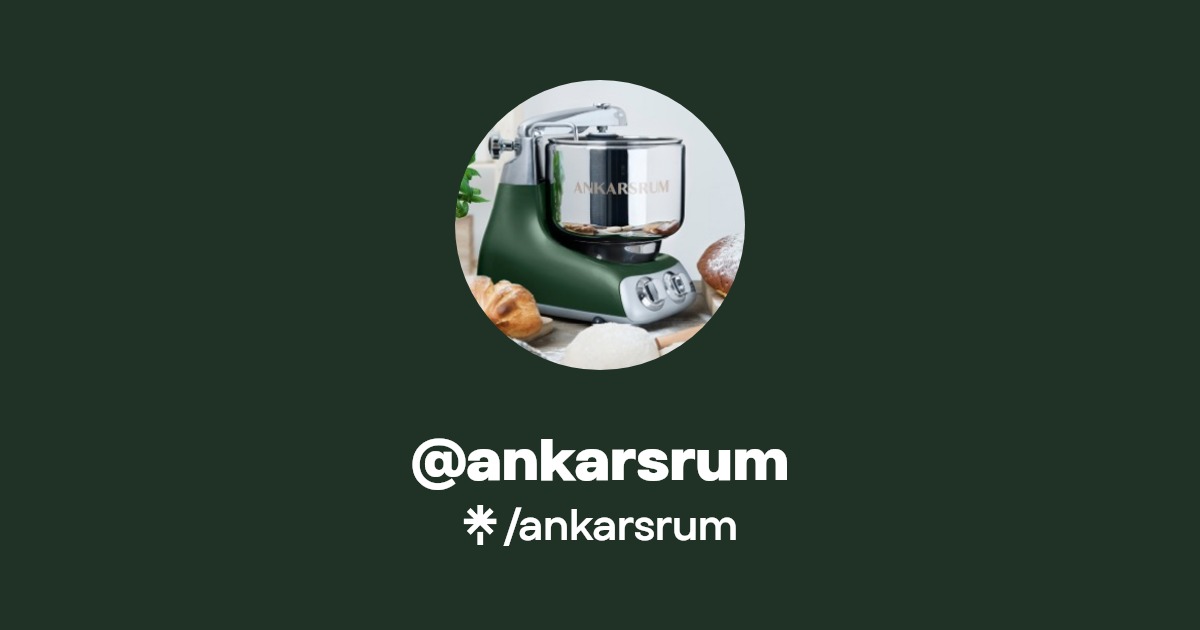 ankarsrum Linktree