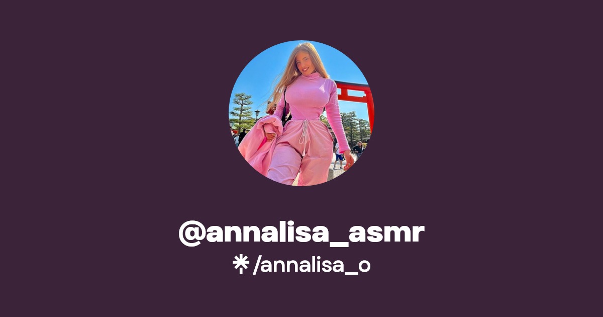 @annalisa_asmr | TikTok | Linktree