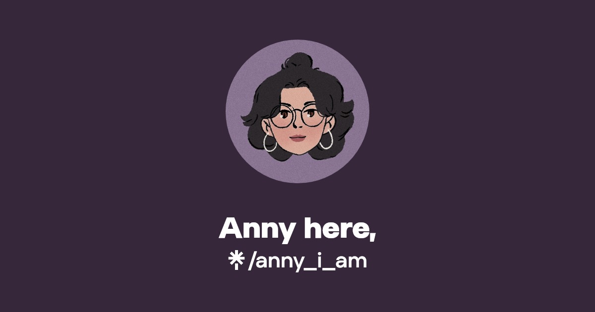 Anny here, Instagram Linktree