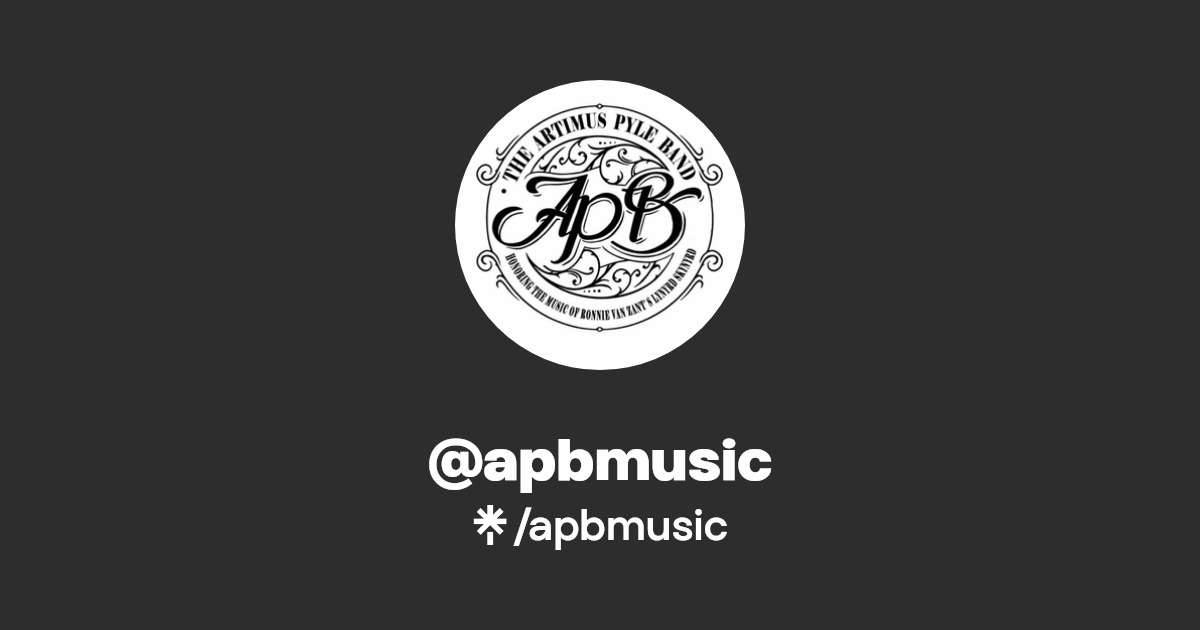 apbmusic Twitter, Instagram, Facebook Linktree