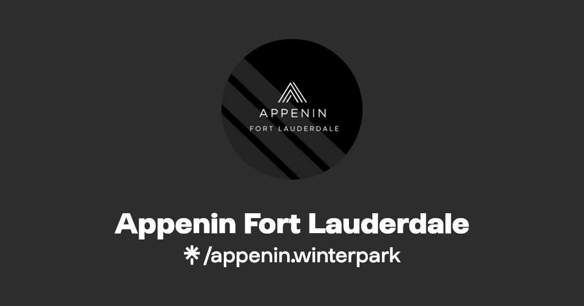 Appenin Winter Park Instagram, Facebook Linktree