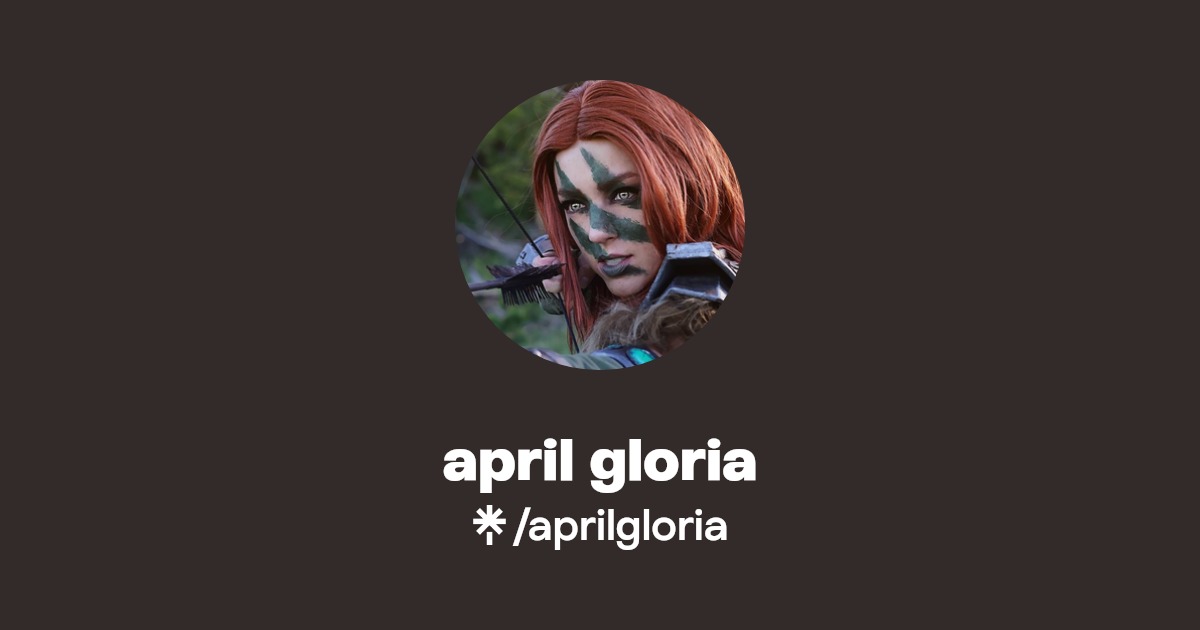 april gloria | Instagram, Facebook, TikTok | Linktree