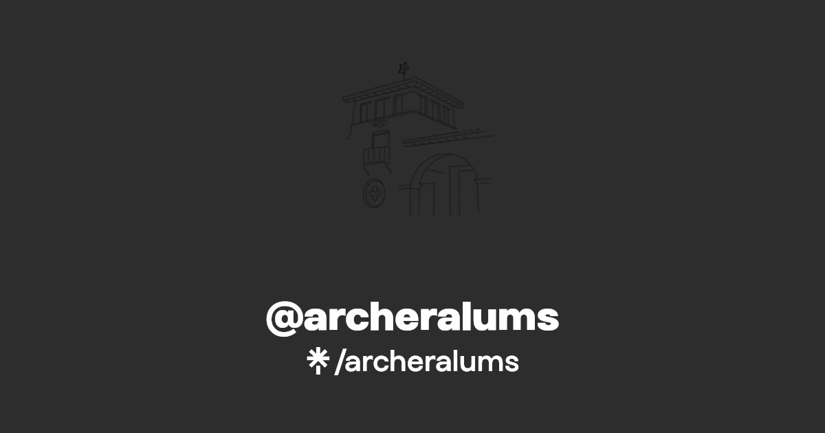 archeralums Instagram, Facebook Linktree
