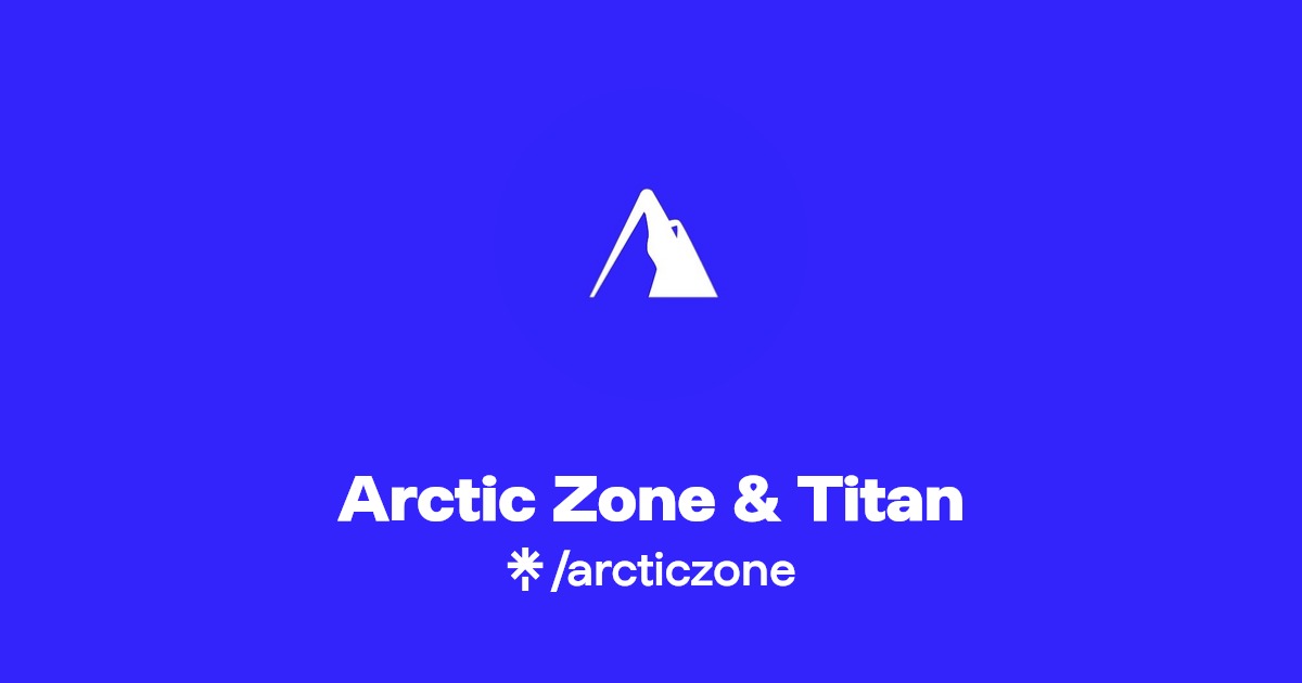 Arctic Zone & Titan Instagram, Facebook Linktree