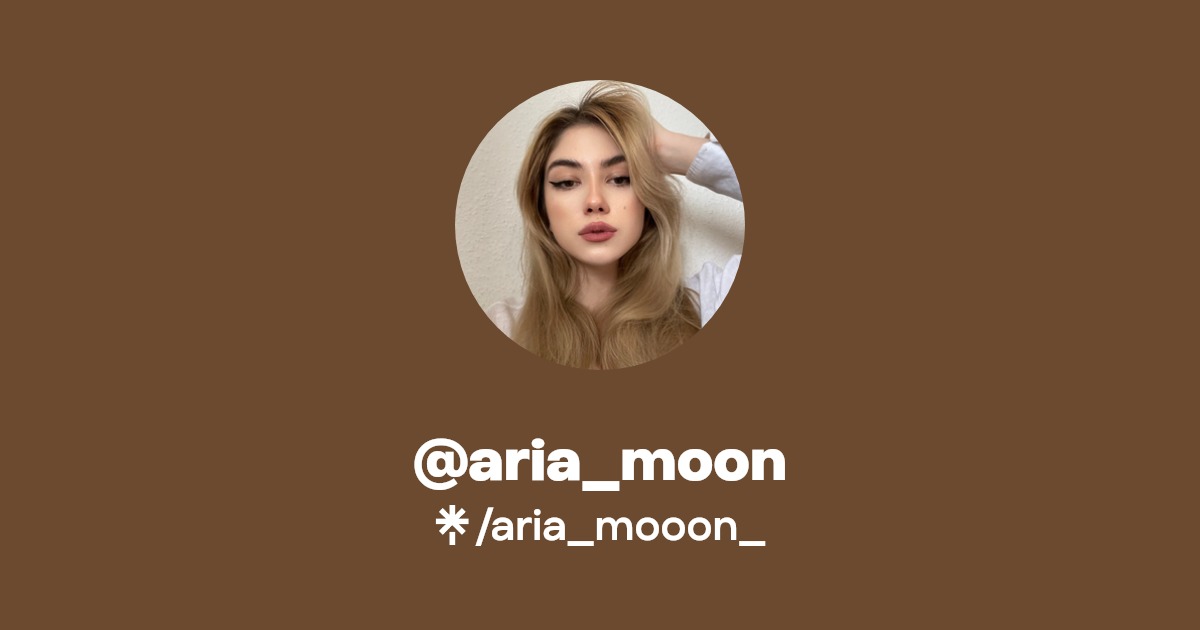 @aria_moon - Find @aria_moon Onlyfans - Linktree