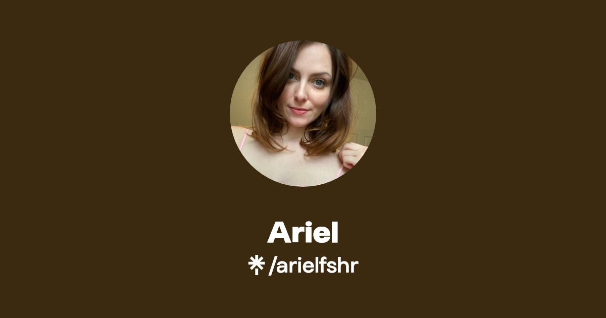 Ariel - Find Ariel Onlyfans - Linktree