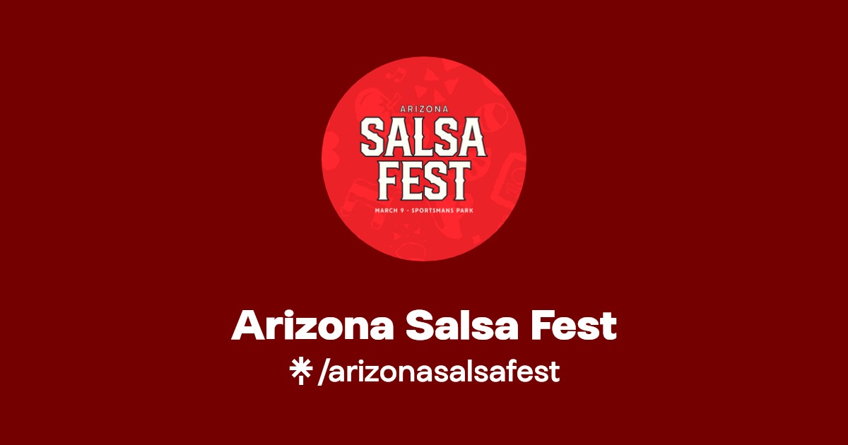 Arizona Salsa Fest Instagram, Facebook Linktree