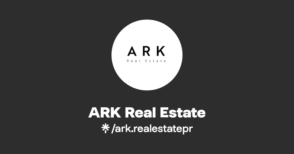 ARK Real Estate Instagram, Facebook, TikTok Linktree