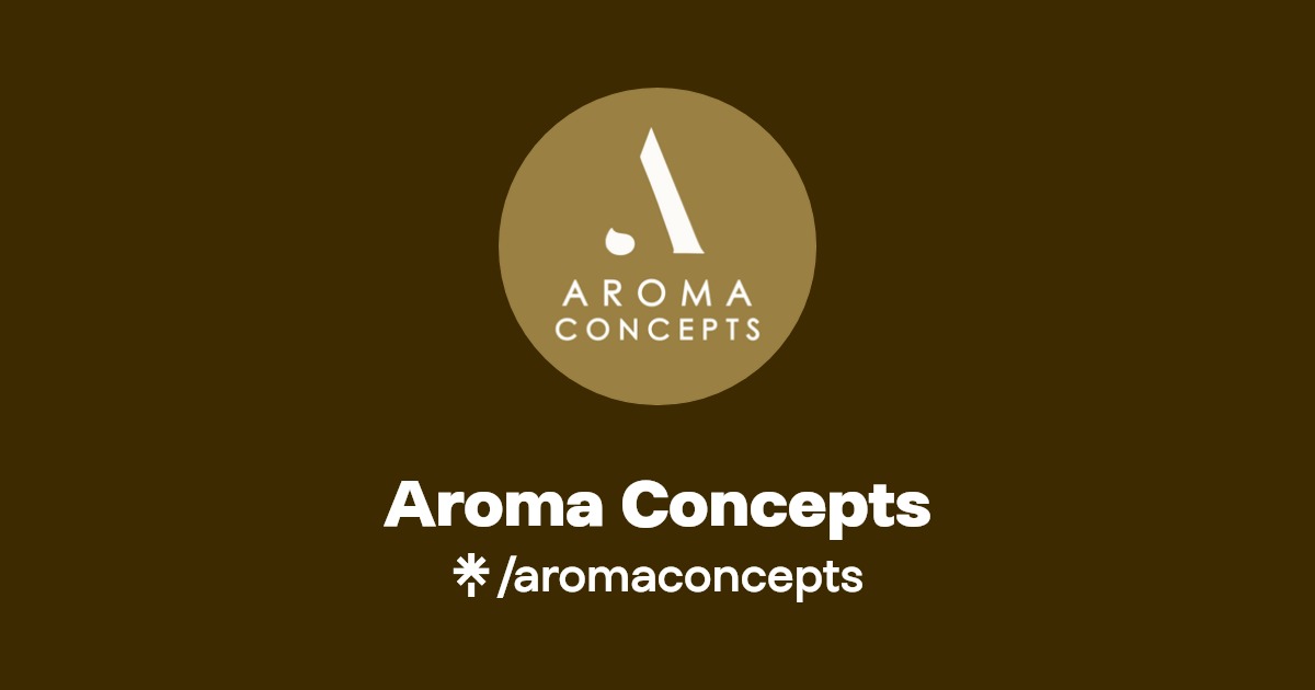 Aroma Concepts Instagram, TikTok Linktree