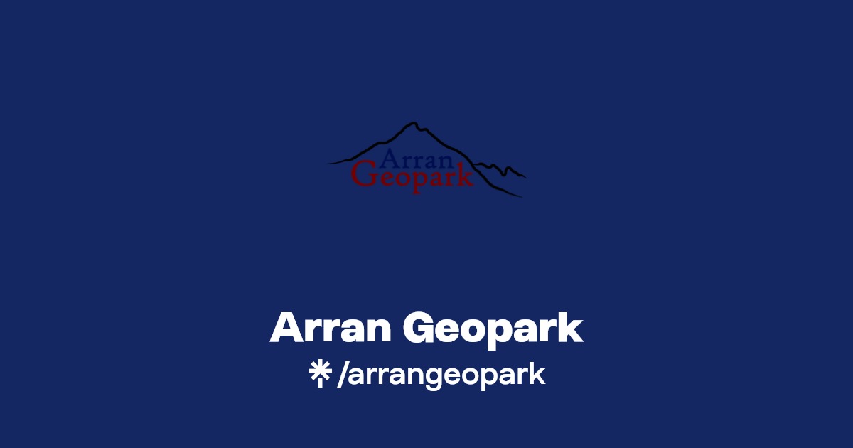 Arran Geopark Instagram, Facebook Linktree
