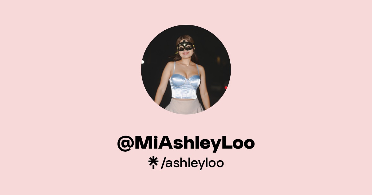 @ashleyloo | Linktree