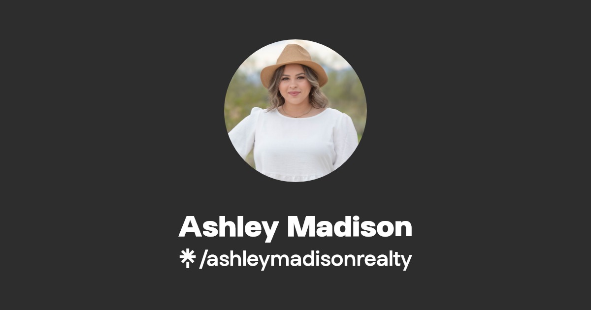 Ashley Madison Instagram, Facebook Linktree