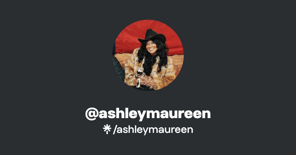 ashleymaureen | Instagram, Facebook, TikTok | Linktree