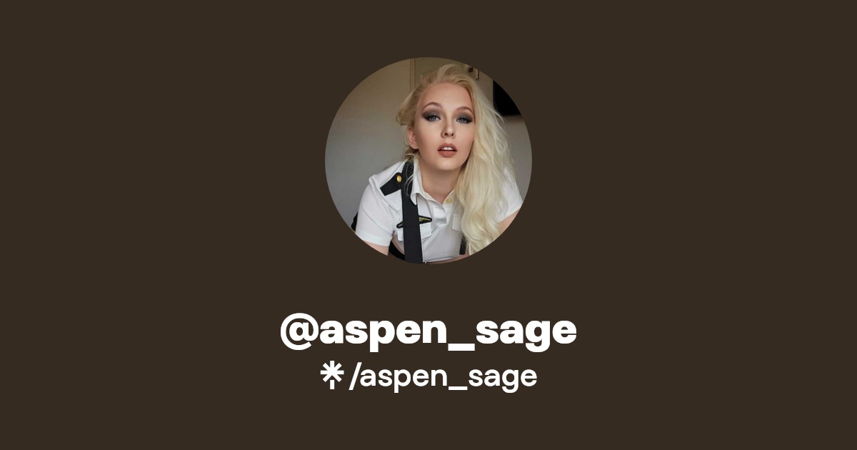 aspen_sage - Find @aspen_sage Onlyfans - Linktree