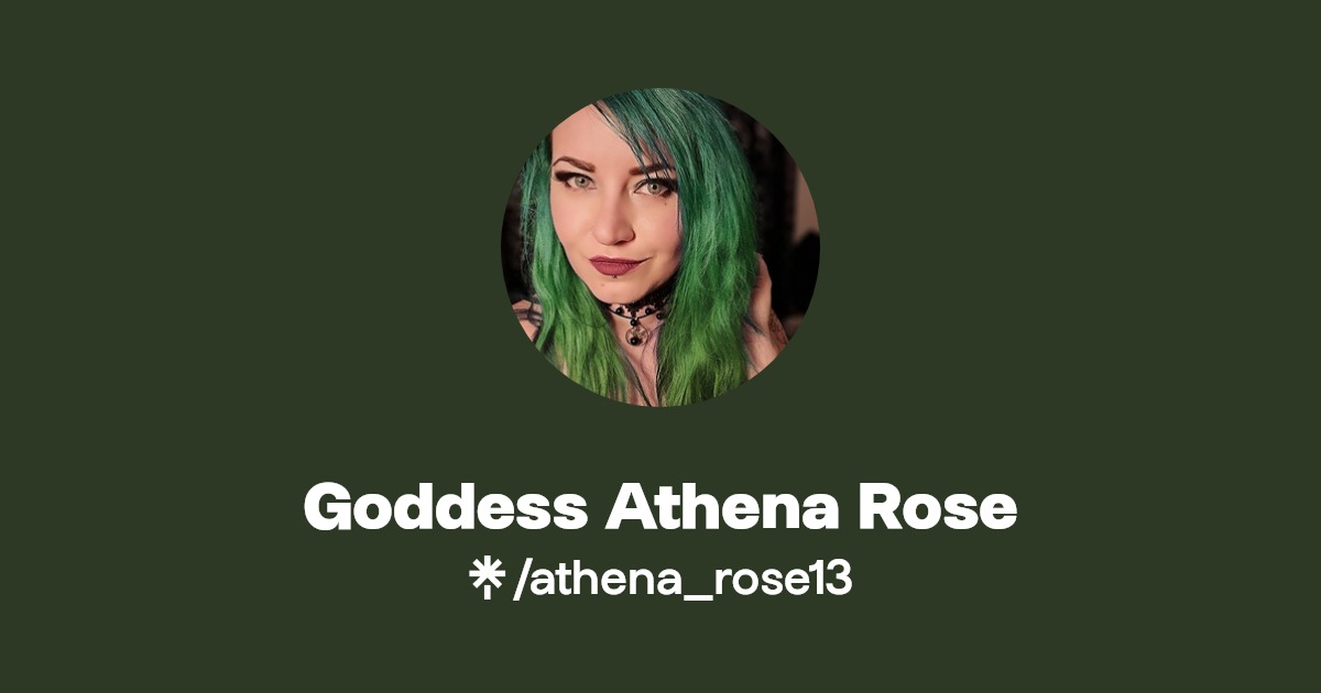 Goddess Athena Rose - Find Goddess Athena Rose Onlyfans - Linktree