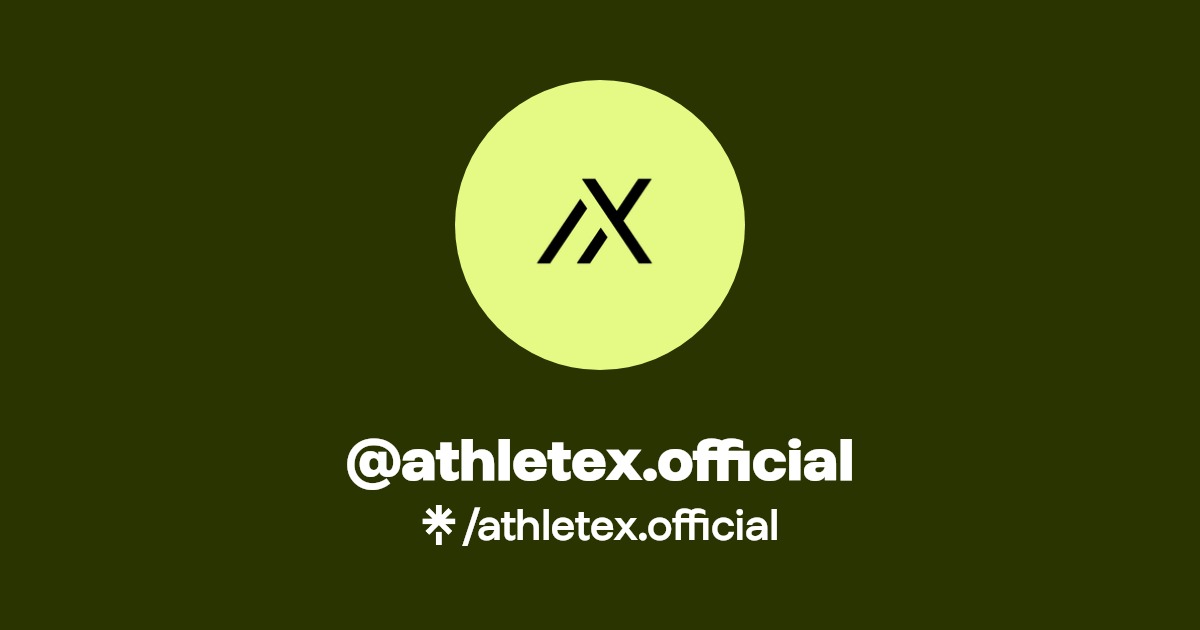 athletex.official Instagram, TikTok Linktree