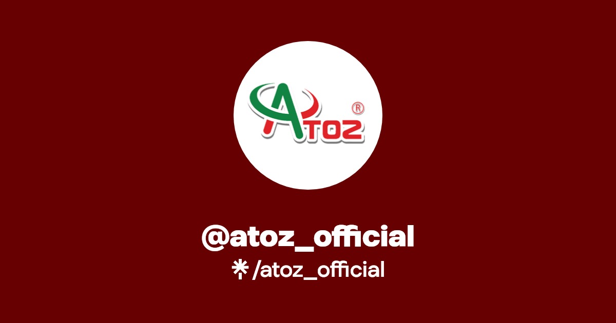 atoz_official | Instagram, Facebook, TikTok | Linktree