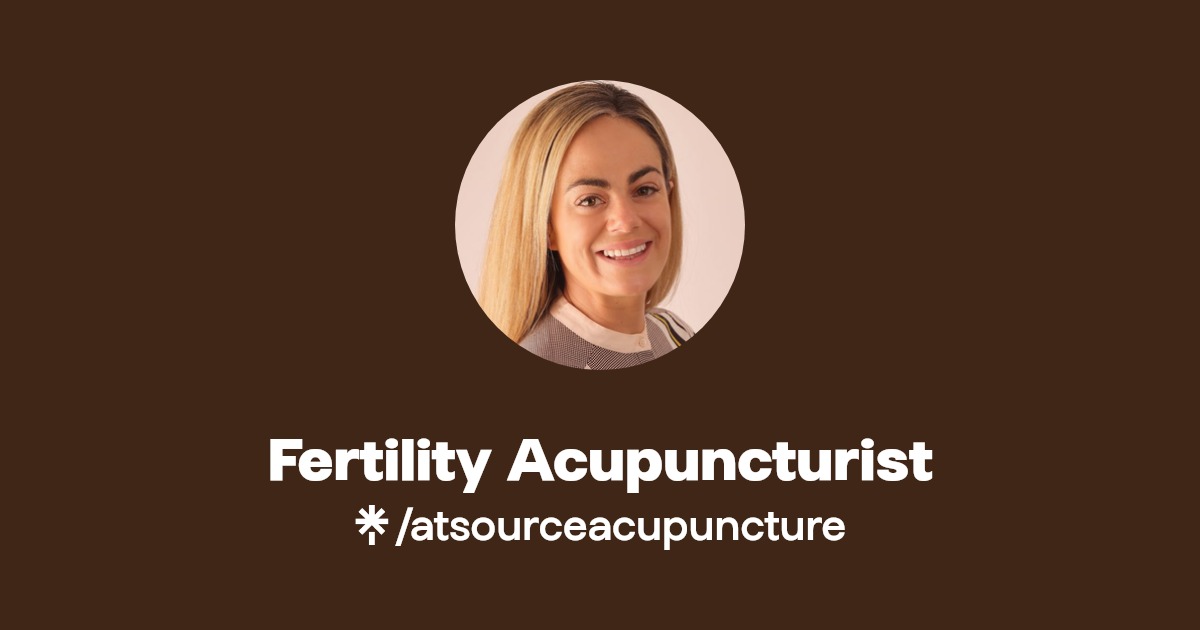 Fertility Acupuncturist Instagram Linktree
