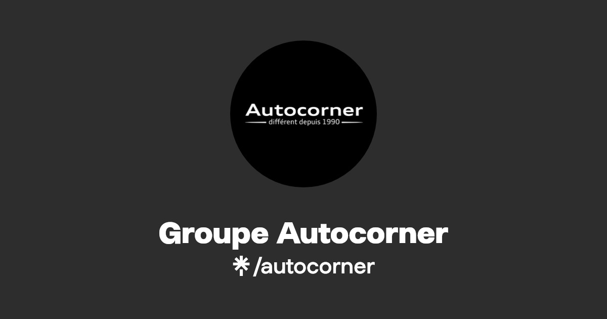 autocorner's link in bio Latest Products and socials Linktree