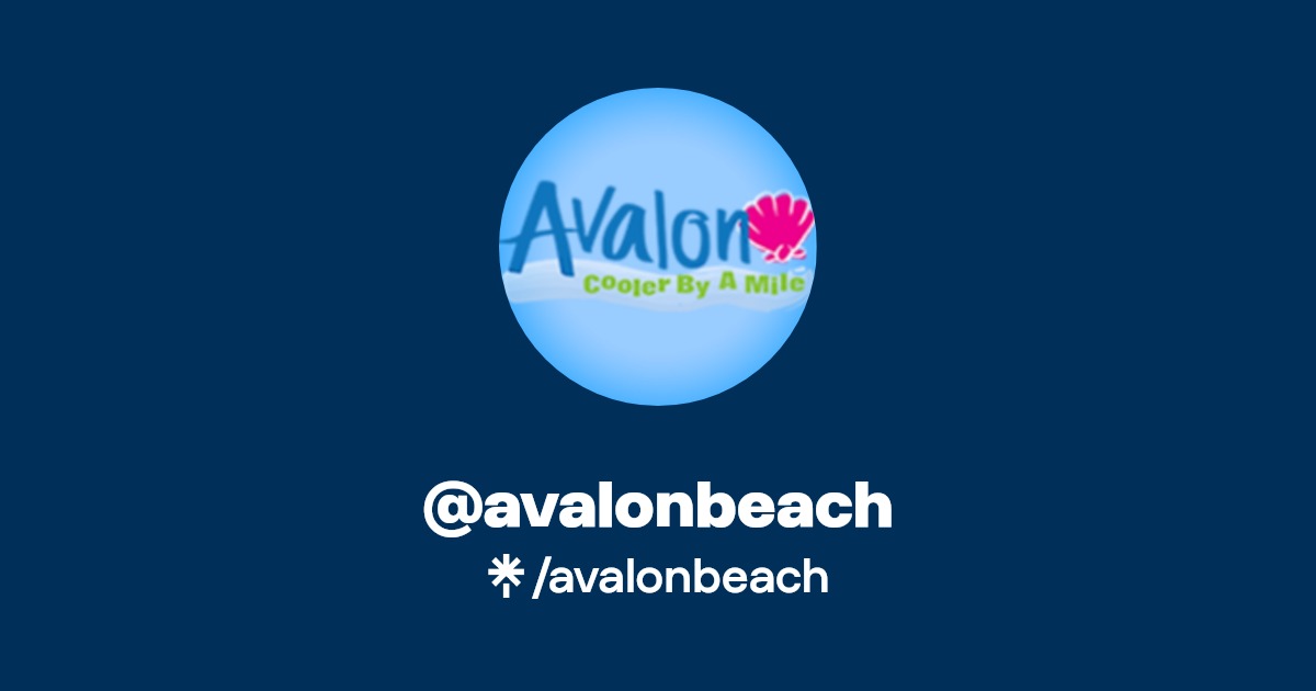 avalonbeach Facebook, TikTok Linktree
