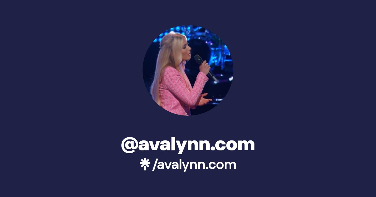 avalynn.com | Twitter, Instagram, TikTok | Linktree