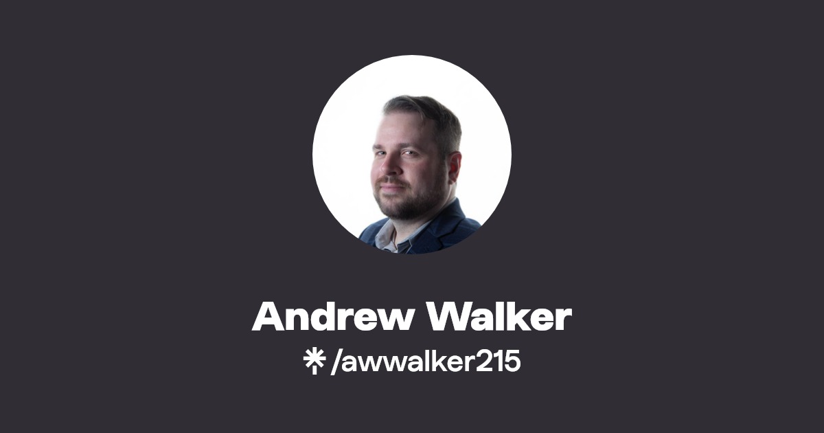 Andrew Walker Instagram, Facebook Linktree