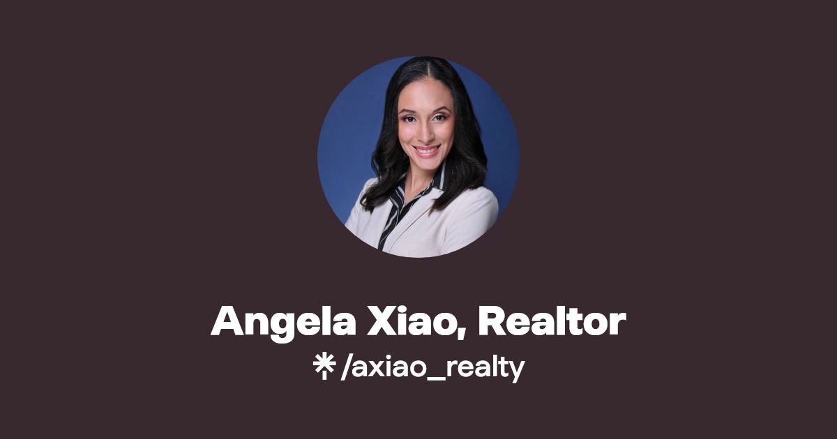 Angela Xiao, Realtor Instagram, Facebook Linktree