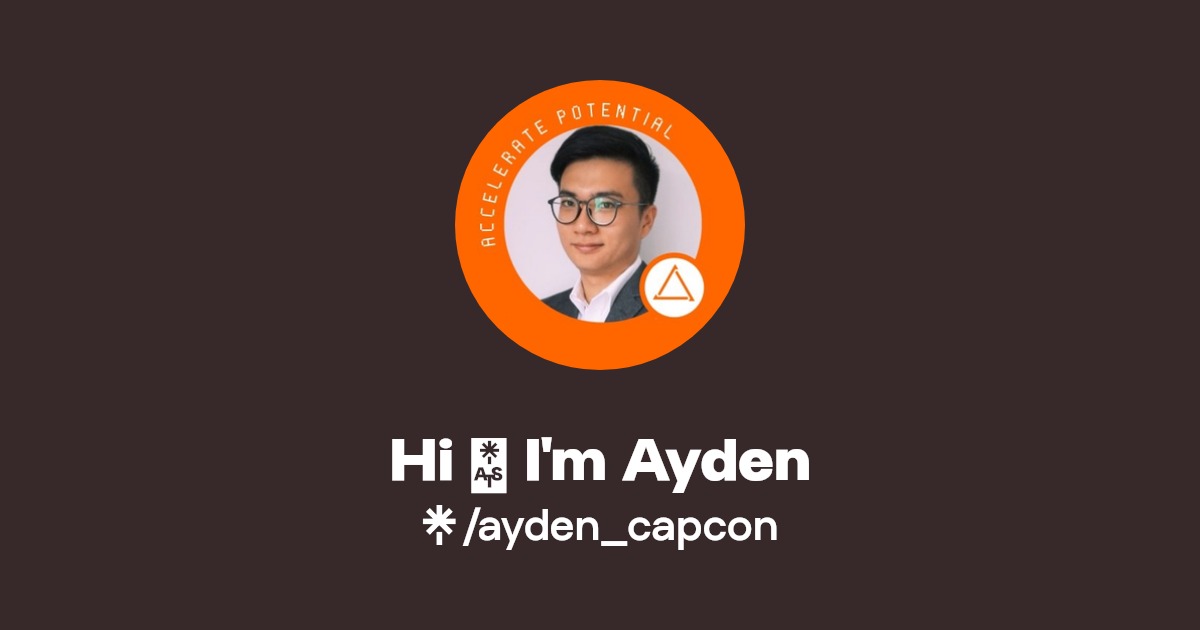 Hi 👋 I'm Ayden Linktree