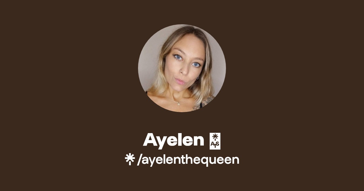 Ayelen 🥰 - Find Ayelen 🥰 Onlyfans - Linktree