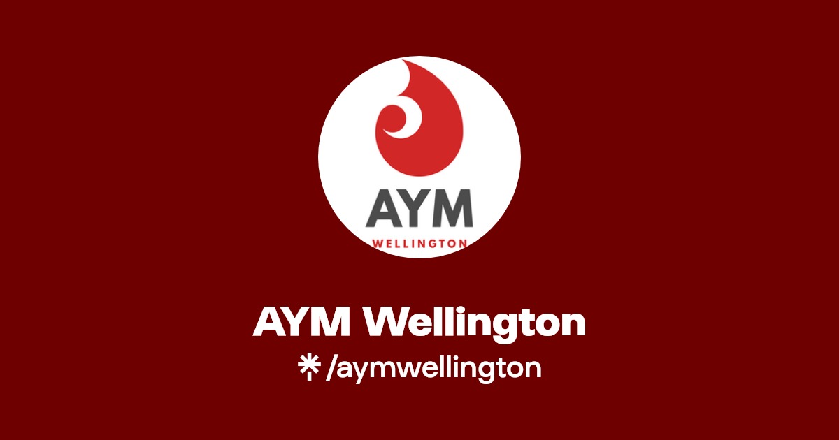 AYM Wellington Instagram, Facebook Linktree