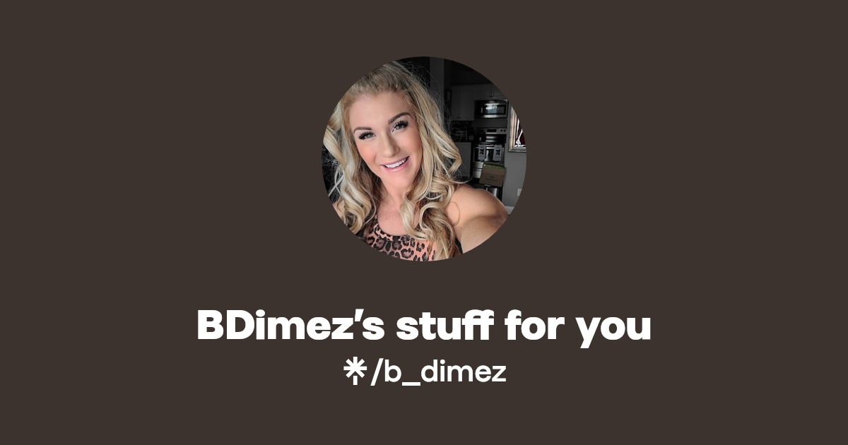 BDimez’s stuff for you | Instagram, Facebook | Linktree