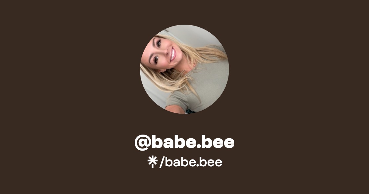 babe.bee - Find @babe.bee Onlyfans - Linktree