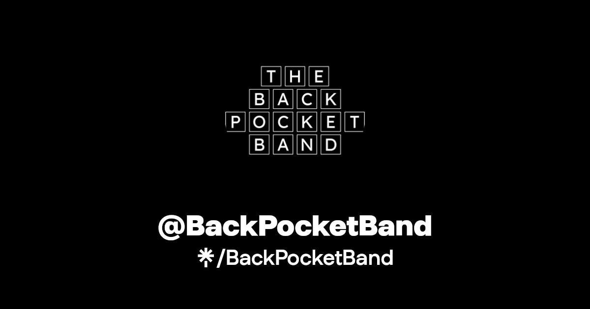 backpocketband Instagram, Facebook Linktree