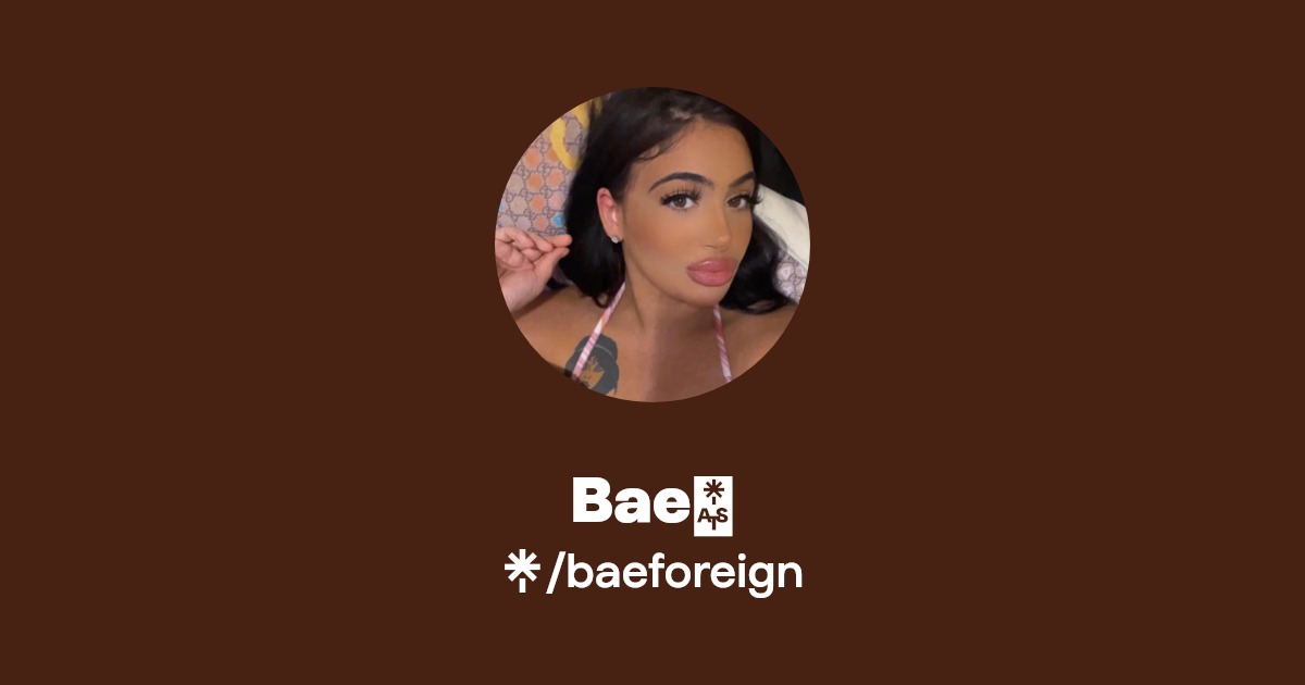 Bae🤍 | Instagram, TikTok | Linktree