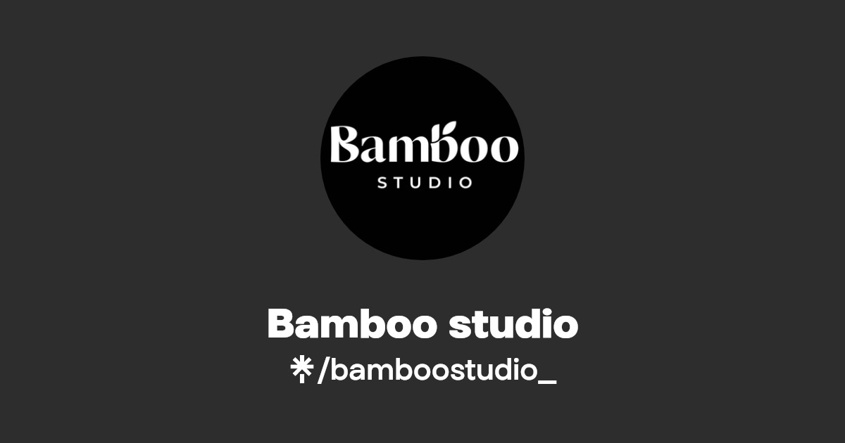 Bamboo studio Linktree