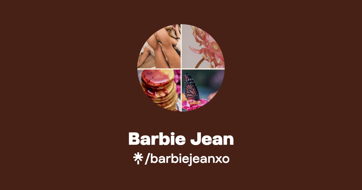 Barbie Jean | Instagram, TikTok | Linktree