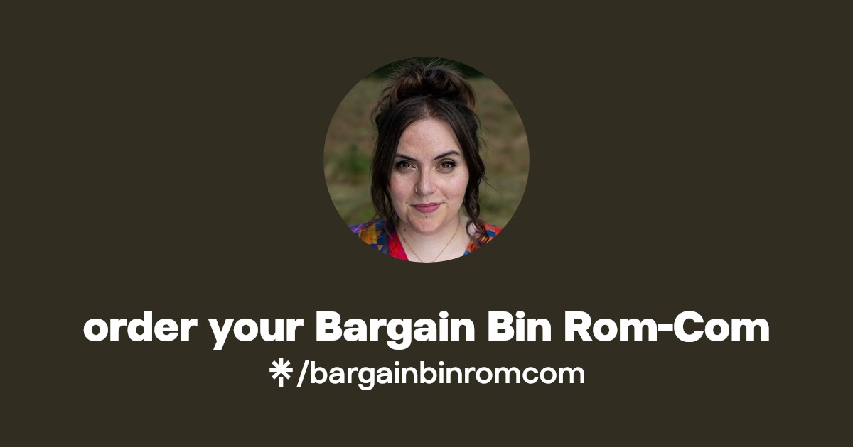 order your Bargain Bin Linktree
