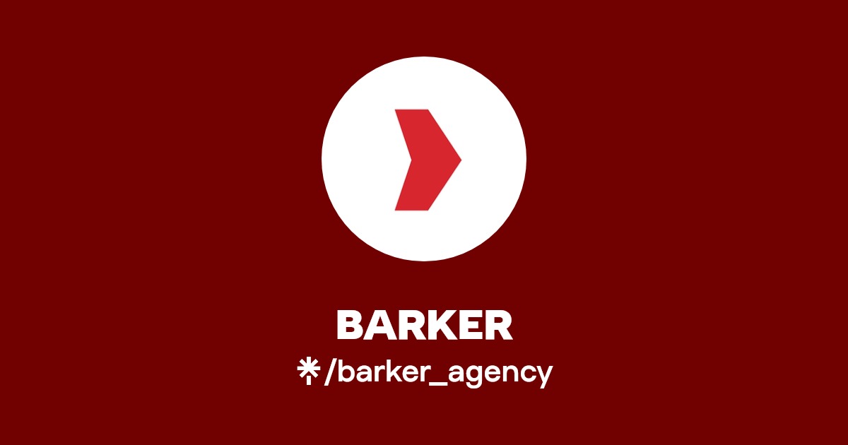 BARKER Instagram, Facebook Linktree