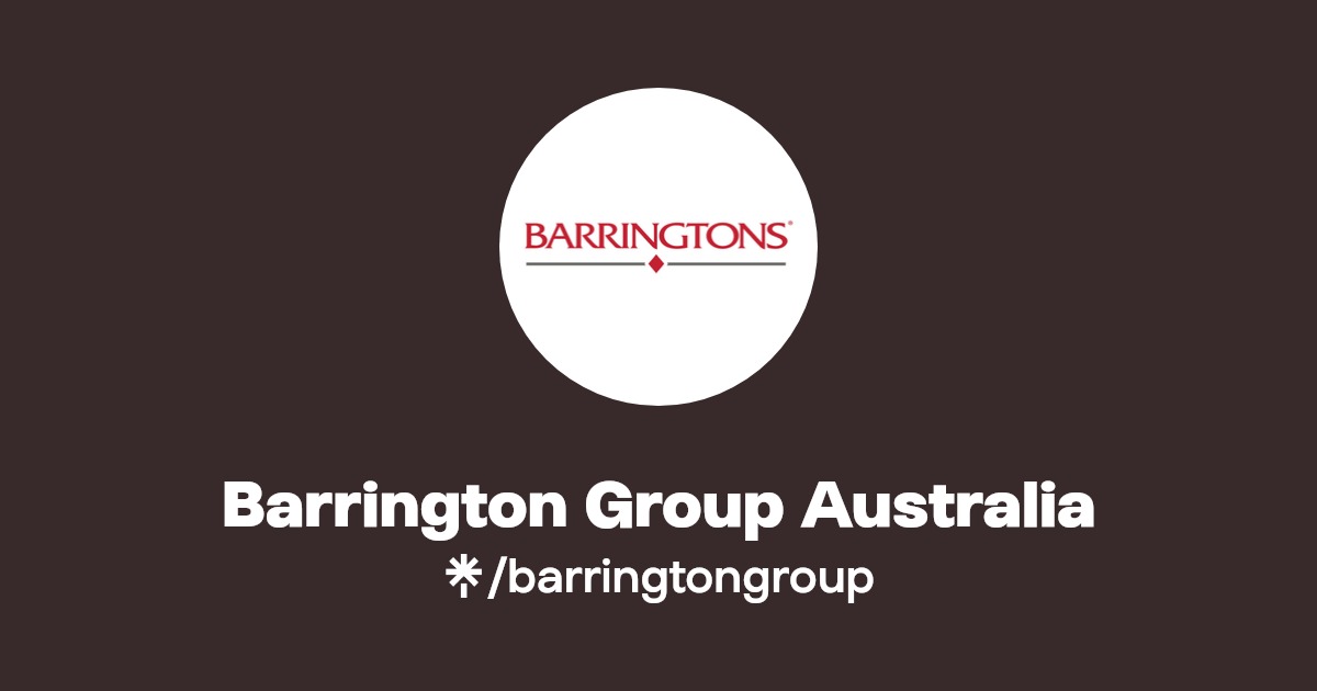 Barrington Group Australia Instagram, Facebook, TikTok Linktree