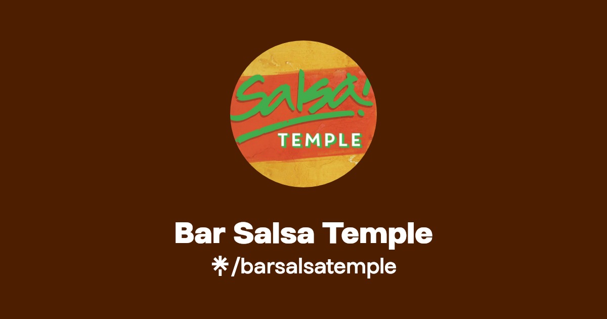 Bar Salsa Temple Instagram, Facebook, TikTok Linktree