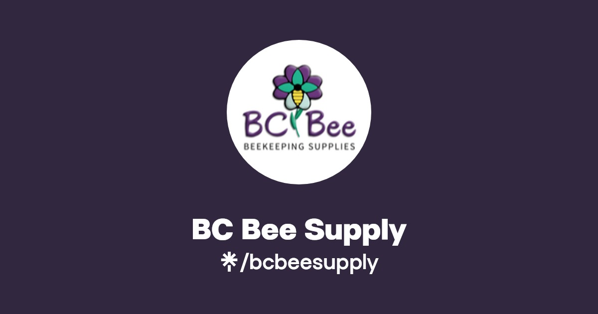 BC Bee Supply Facebook Linktree