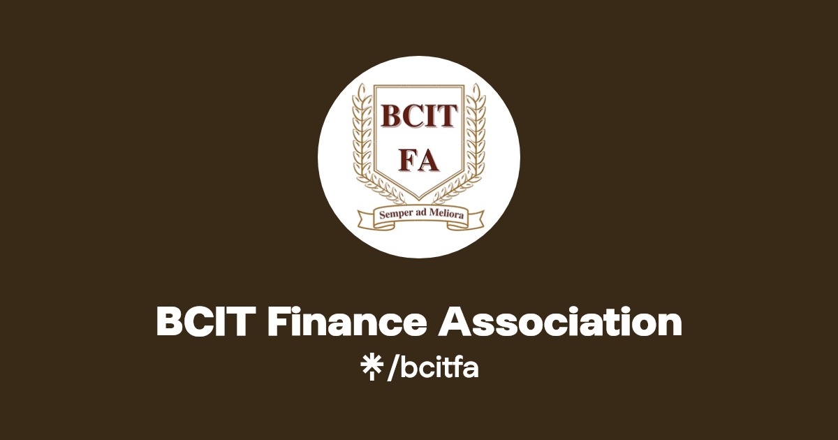 BCIT Finance Association Instagram, Facebook Linktree