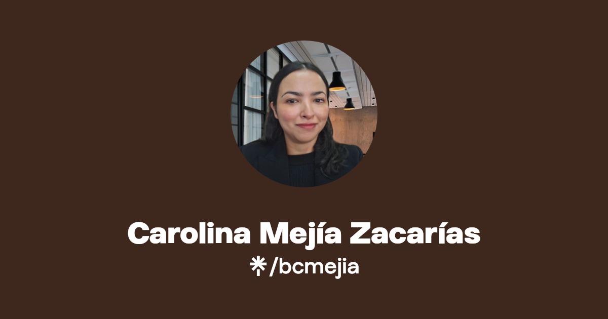 Carolina Mejía Zacarías Instagram, Facebook Linktree