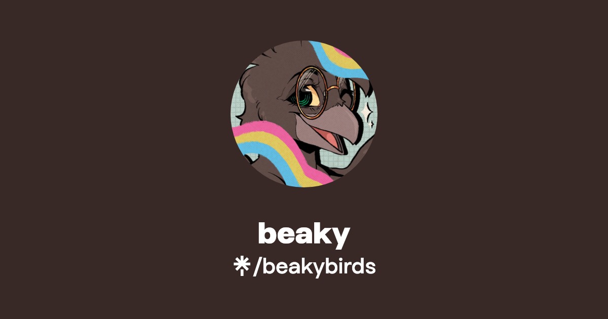beaky Instagram, TikTok, Twitch Linktree