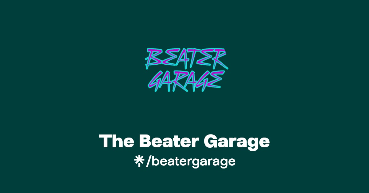 The Beater Garage Instagram, TikTok Linktree