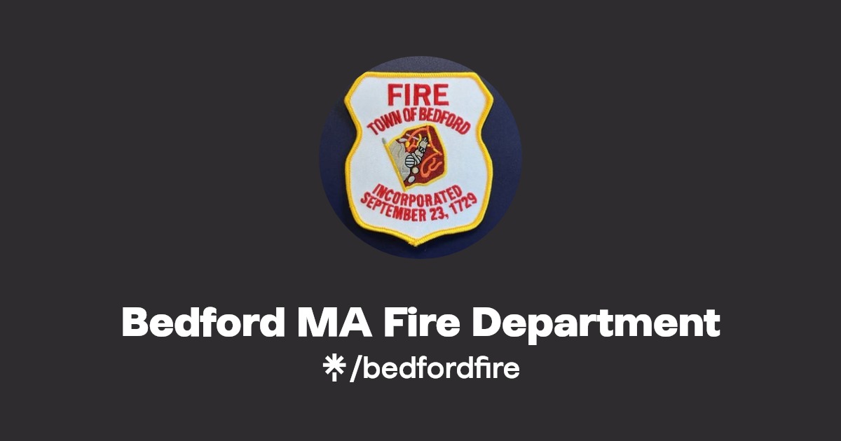 Bedford MA Fire Department Instagram Linktree