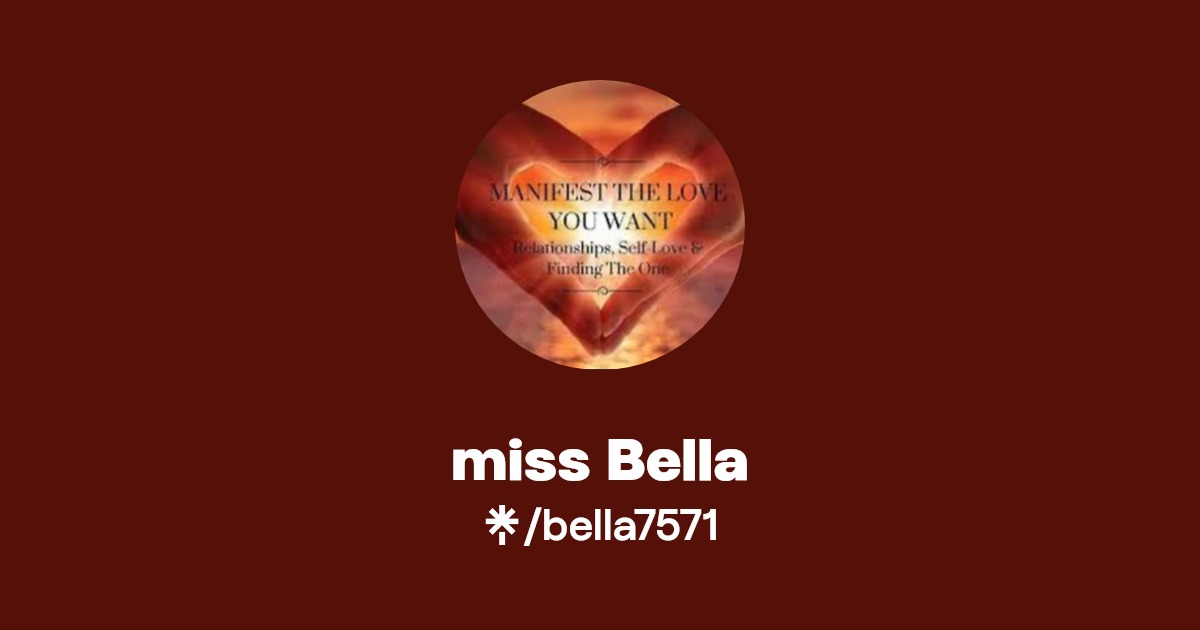 miss Bella | TikTok | Linktree